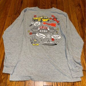 Medium FRIENDS Gray Long Sleeve Shirt